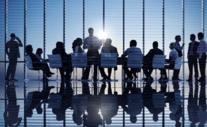 Foto reunião empresa