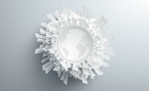 Recorte globo terra